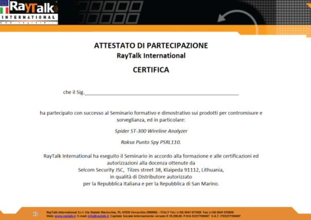 Certificazione